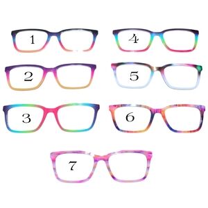 Pair Eyewear Larkin Magnetic Toppers Pink Purple Colorful